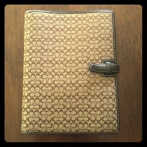 Coach Signature Patchwork Day Planner